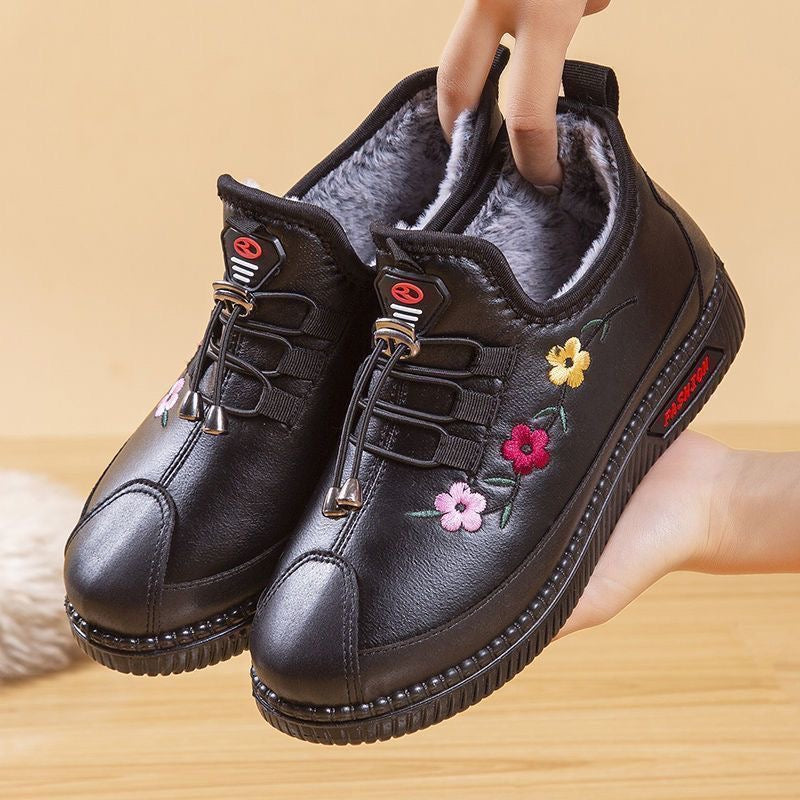 Blumenleder-Schuhe für luxuriösen und langlebigen Komfort