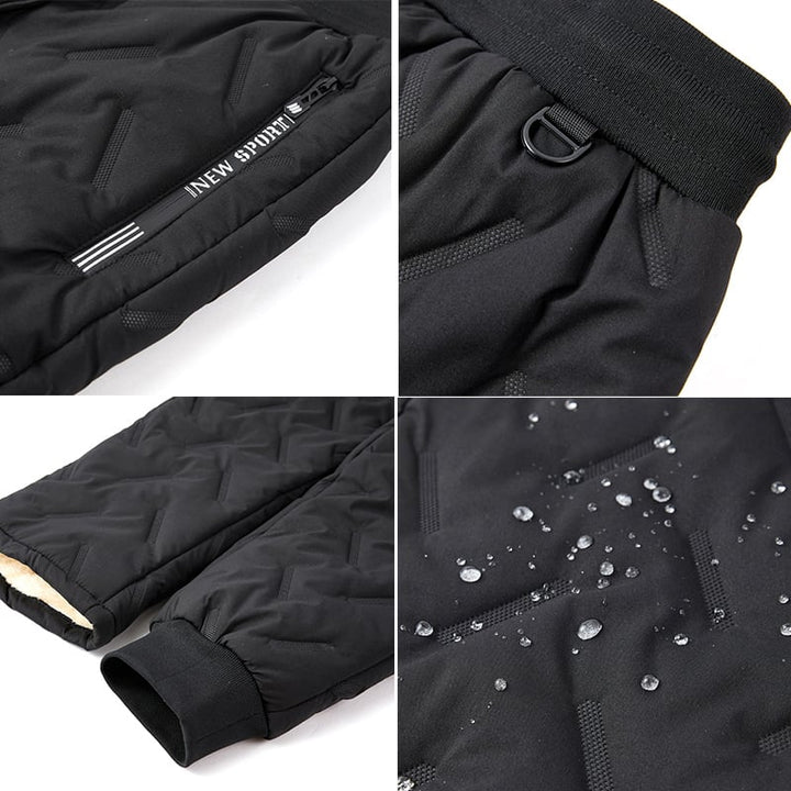 Voga-Pantalón de invierno de forro polar unisex