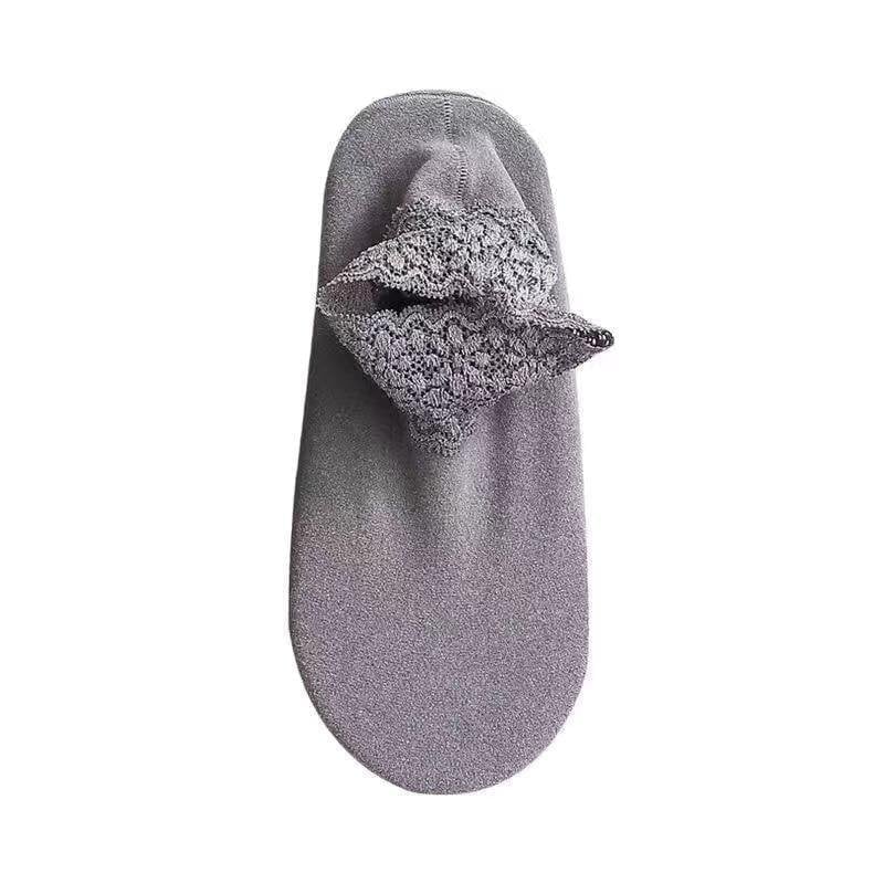 Calcetines calientes de encaje