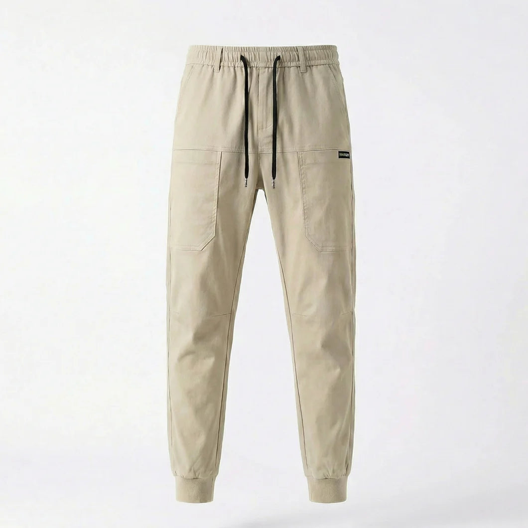 سروال كارجو مريح مع سعة تخزين كبيرة 